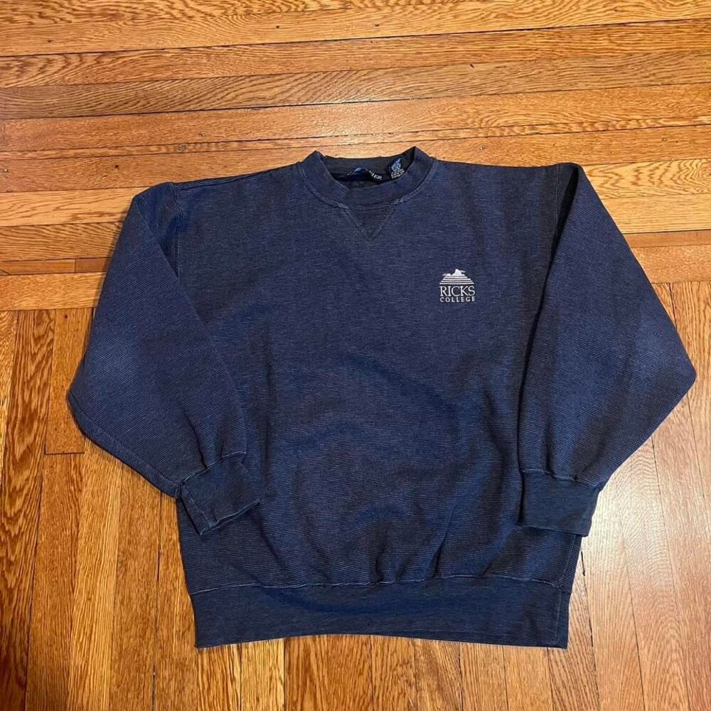 Vintage Rick's college‎ crew neck sweatshirt